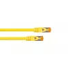 Kabelmeister Cabo de rede Cat.7 S/FTP, bainha TPE, isento de halogéneos, amarelo, 5m
