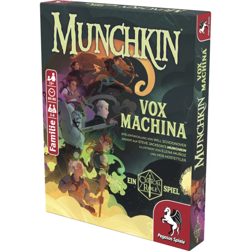 PEGASUS Munchkin Vox Machina - Critical Role jogo de cartas