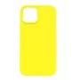 Capa de silicone Premium Soft Touch Evelatus para Apple iPhone 12 mini amarelo-limão