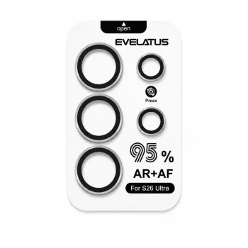 Proteção de objetiva de câmara Evelatus para Samsung Galaxy S26 Ultra Armor Clear