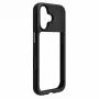 Capa híbrida Evelatus LiveCase com suporte para Apple iPhone 17 PC+TPU preto
