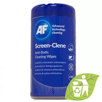 AF Screen-Clene Toalhetes de limpeza de ecrã TFT/LCD 100 unid. lata ECO