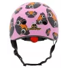 Hornit Pug Capacete de bicicleta para criança com luzes LED - Rosa, 48-53 cm PUS806