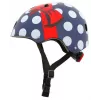Hornit POM913 Capacete multidesportivo Polka Dot para criança, 53-58 cm, Preto/Azul/Vermelho/Branco