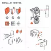 HORNIT CLUG PRO MTB XL Suporte de parede para bicicleta Clip Preto 7764XCP