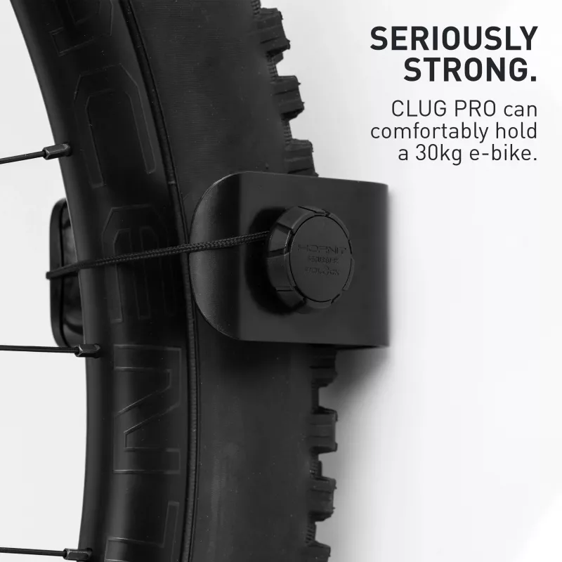 HORNIT CLUG PRO MTB XL Suporte de parede para bicicleta Clip Preto 7764XCP