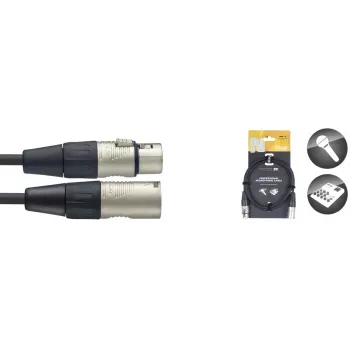 Stagg NMC20R Cabo de microfone XLR 20m - Preto
