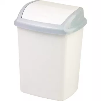Balde do lixo CURVER Dominik 25L, cinzento, 36,5 x 29,1 x 48 cm