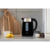 Chaleira elétrica Blaupunkt EKP412 1,7L 2200W aço inoxidável prateado/preto