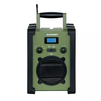 Rádio portátil survival Blaupunkt PP35BT com Bluetooth, solar, manivela, powerbank, lanterna