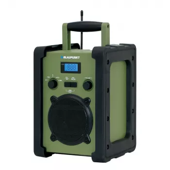 Rádio portátil survival Blaupunkt PP35BT com Bluetooth, solar, manivela, powerbank, lanterna