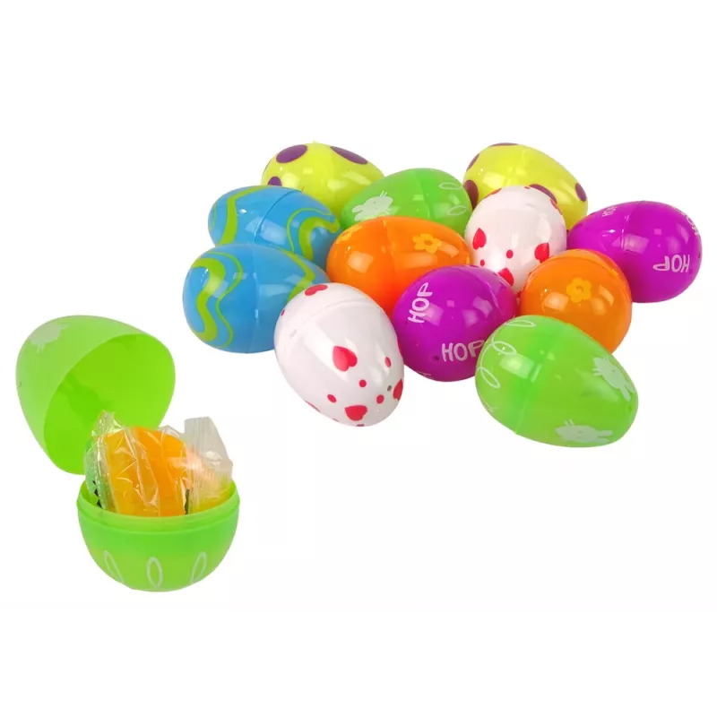 LEAN TOYS ovos da Páscoa squishy coelho brinquedo 12 unid.