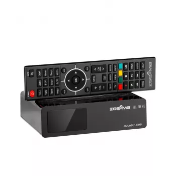 Recetor combo INNE Tuner Zgemma H8SE Linux WiFi 4K UHD satélite e terrestre