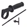 Berbequim de percussão VERTEX VWU710 710W com bucha de coroa dentada 13mm, 0-2800 rpm, 0-44800 BPM, regulação de velocidade, rotação direita/esquerda, punho auxiliar, limitador de profundidade