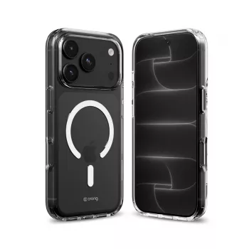 Capa Crong Clear MAG - capa MagSafe para iPhone 18 Pro / 17 Pro (transparente)