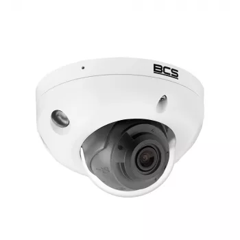 Câmara IP dome exterior BCS 8MP com análise IA, distância focal fixa 2,8mm, 30m IR, IP67, IK10, PoE BCS-P-DMIP28FSR3L3-Ai2
