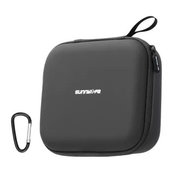 Capa de couro com bolsa de rede Sunnylife NE2-B122-D para DJI Neo 2, preta