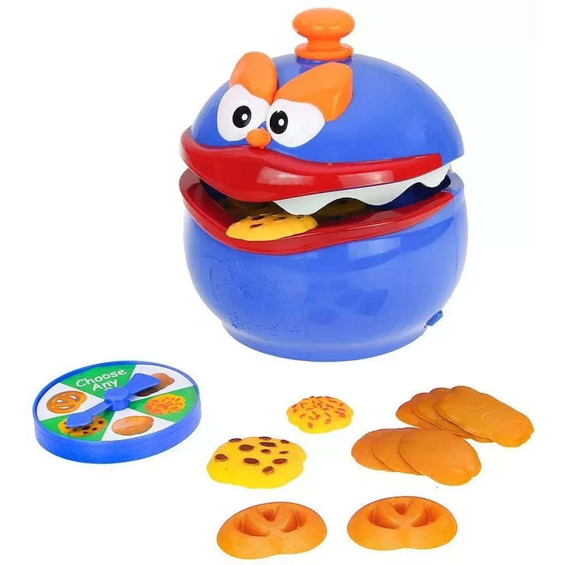 Jogo do biscoito LEAN TOYS Cookie Snatcher divertido jogo de família - jogo de ação e reflexos para 2-4 jogadores a partir dos 3 anos