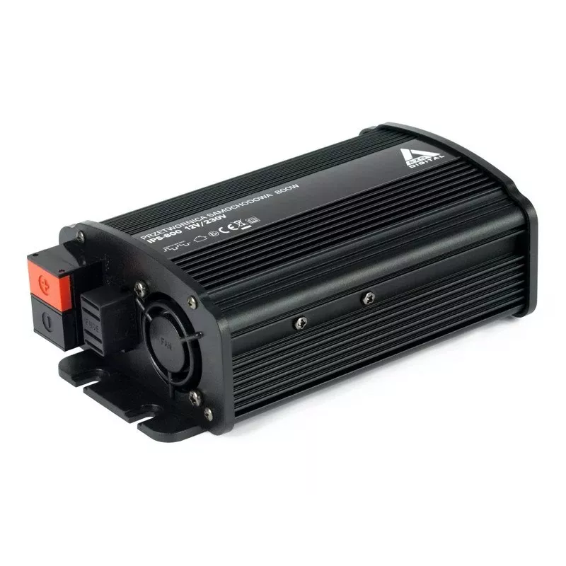 Inversor AZO Digital IPS-800U 800W 12V para 230V de onda sinusoidal modificada com USB