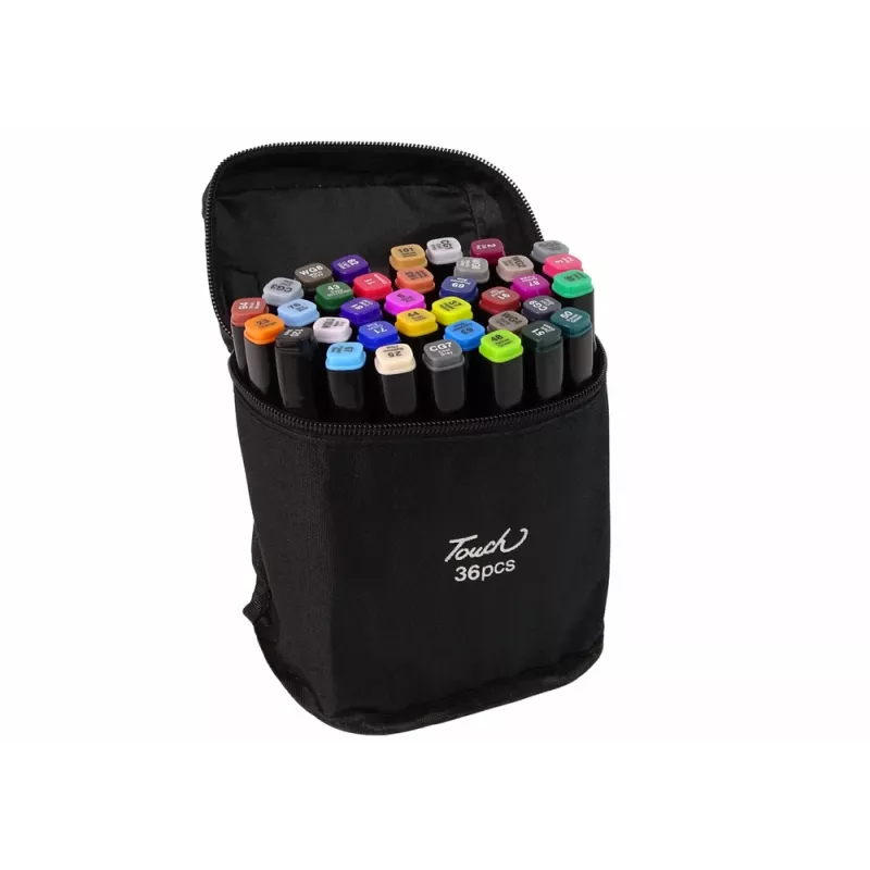 Conjunto de marcadores LEAN Touch PRO 36 unid. bolsa marcadores de álcool