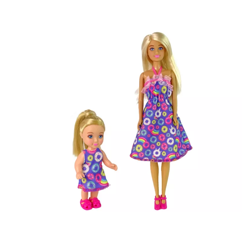 Conjunto de carrinho de bonecas LEAN TOYS com acessórios – Carrinho rosa com boneca de peluche, biberão, manta e bolsa