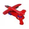 Pistola lançadora de bolas de sabão avião vermelha LEAN TOYS