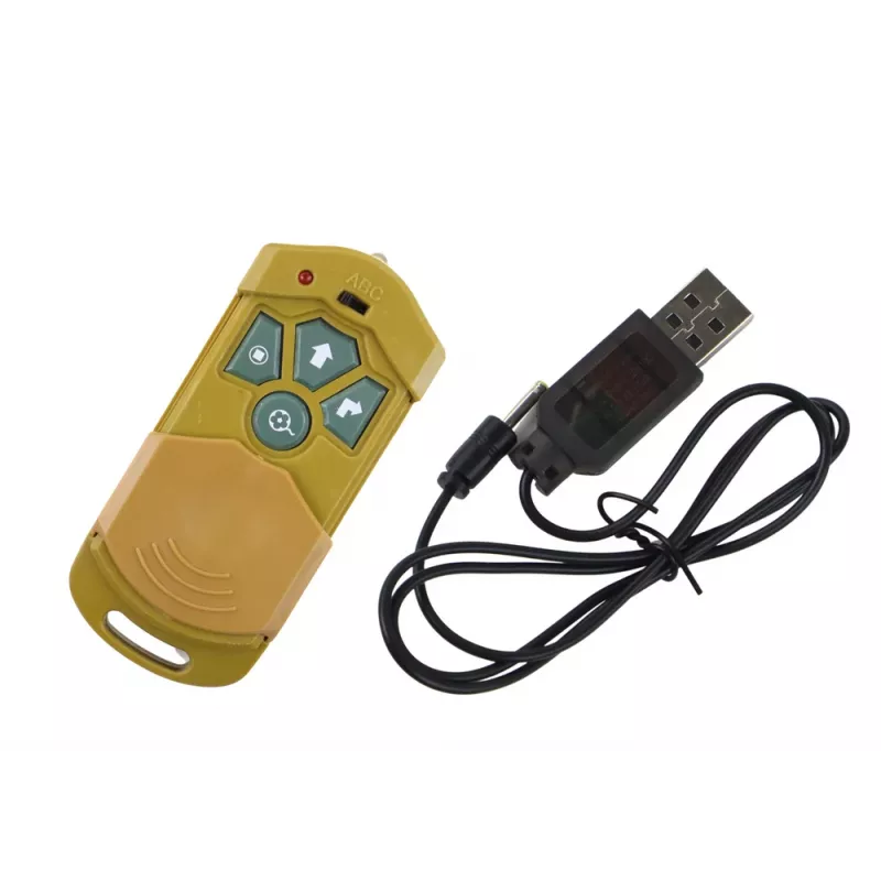 Tarântula aranha controlada por rádio brinquedo RC amarelo LEAN TOYS 27/40 MHz