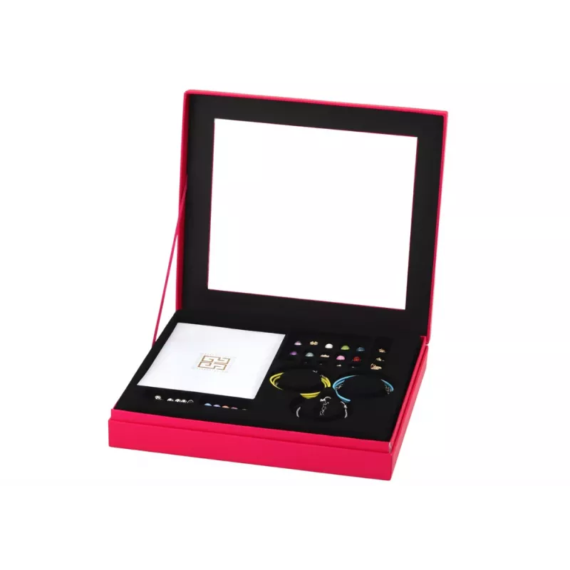 Conjunto de criação de bijutaria DIY LEAN TOYS - Pulseiras, contas e pendentes, mais de 300 contas, mais de 50 charms, fio elástico, fechos, caixa reutilizável, a partir de 6 anos