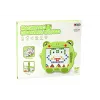 Quadro de aprendizagem magnético LEAN TOYS rã Stylus Pad puzzle de contas verdes