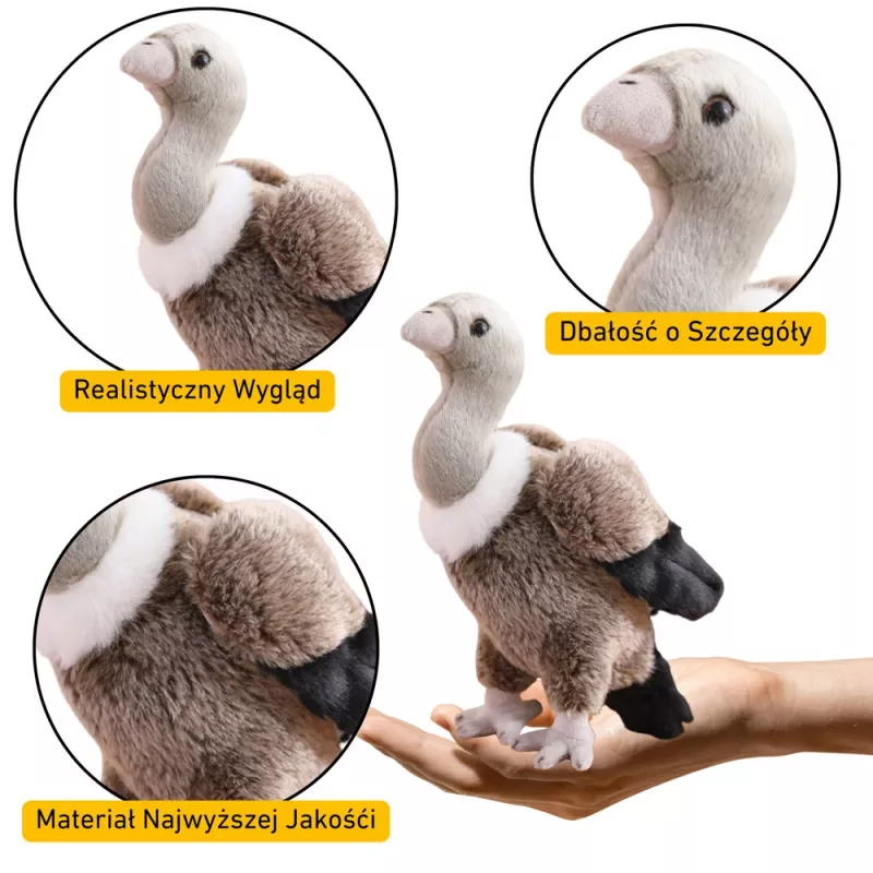 Peluche abutre ave peluche mascote peluche 25cm LEAN TOYS