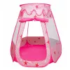 Tenda de brincar infantil LEAN TOYS, piscina seca, piscina de bolas, sala de jardim, estrelas, rosa