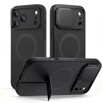 Capa TECH-PROTECT Kevlar Aura MagSafe para iPhone 17 Pro Max / 18 Pro Max - Preto