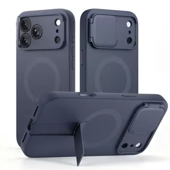 Capa TECH-PROTECT Kevlar Aura MagSafe para iPhone 17 Pro Max / 18 Pro Max – Azul-marinho