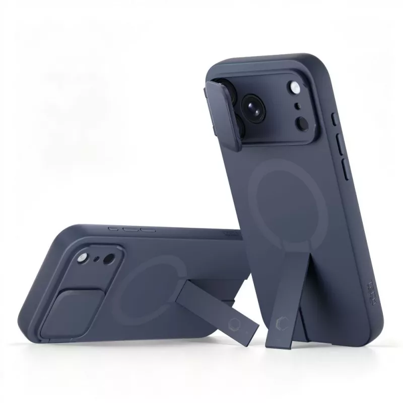 Capa TECH-PROTECT Kevlar Aura MagSafe para iPhone 17 Pro Max / 18 Pro Max – Azul-marinho