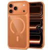 Capa TECH-PROTECT MAGONE MagSafe com pack de 2 proteções de ecrã em vidro temperado para iPhone 17 Pro / 18 Pro – Cosmic Orange/Transparente