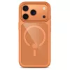 Capa TECH-PROTECT MAGONE MagSafe com pack de 2 proteções de ecrã em vidro temperado para iPhone 17 Pro / 18 Pro – Cosmic Orange/Transparente
