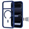 Capa TECH-PROTECT MagOne MagSafe + vidro pack de 2 para iPhone 17 Pro / 18 Pro Azul-escuro/Transparente