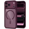 Capa TECH-PROTECT MagOne MagSafe + vidro temperado pack de 2 para iPhone 17 Pro / 18 Pro – Dark Cherry/Transparente