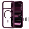 Capa TECH-PROTECT MagOne MagSafe com proteção de ecrã em vidro temperado pack de 2 para iPhone 17 Pro Max / 18 Pro Max – Dark Cherry/Transparente