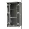 Armário de estrutura autónomo EmiterNet Top 32U 800x800x1540mm chapa de aço/porta frontal de vidro EM/SH05D-8832