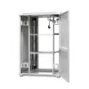Armário de rede autónomo EmiterNet Top 24U, 800x800x1180 mm, porta de vidro frontal, Preto EM/SH05D-8824