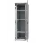 Armário de rede autónomo EMITER EmiterNet Top 42U, 600x1000x1980 mm, porta frontal de vidro, Preto EM/SH05D-6042
