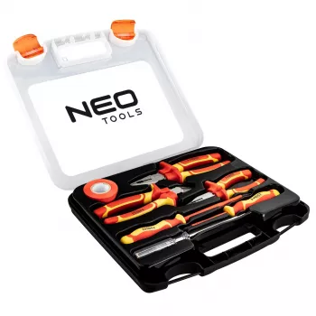 NEO TOOLS Conjunto de 7 peças de alicates e chaves de fendas isolados 1000V VDE