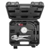 NEO TOOLS TOP-11-130 Conjunto de verificação de empeno lateral de discos de travão com comparador de 0,01 mm, base magnética de 60 kg, braço flexível