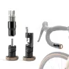 ROCKBROS ROAD TO SKY VK-KC10 Ferramenta multiusos de bicicleta 6 em 1 escondida no guiador, castanho