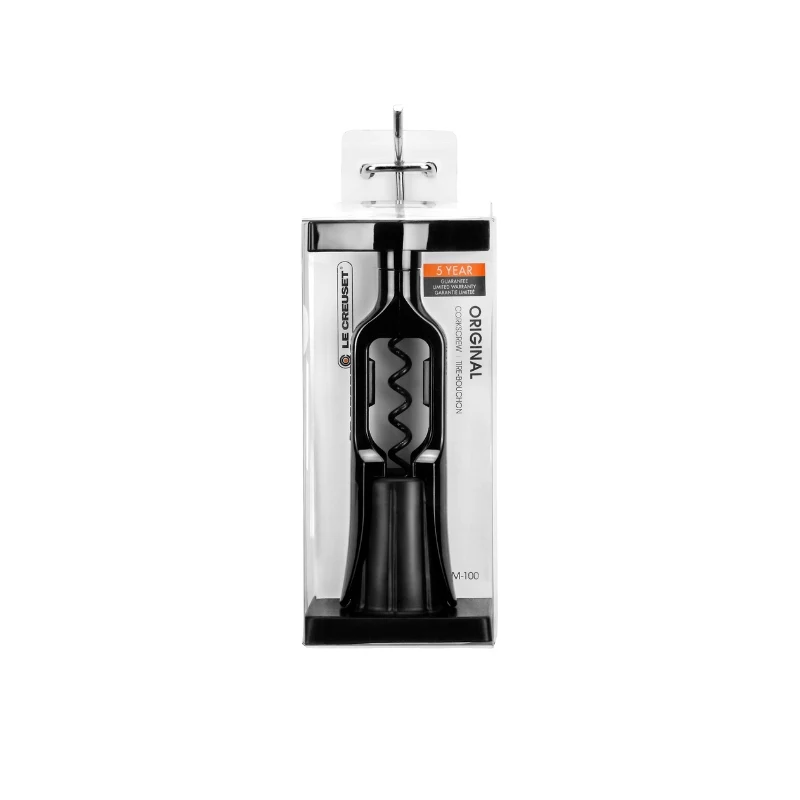 Saca-rolhas Le Creuset TM-100 modelo de mesa 15cm preto
