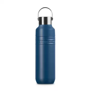 Garrafa térmica LE CREUSET ON THE GO 500 ml azul