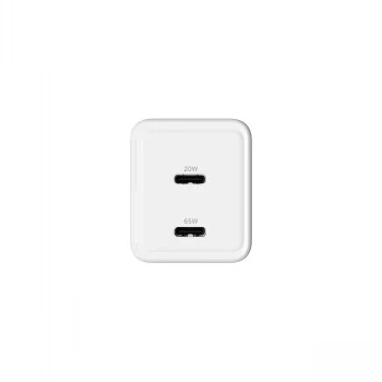 Carregador de parede GRATEQ OLOS 65W GaN Dual USB-C PD PPS