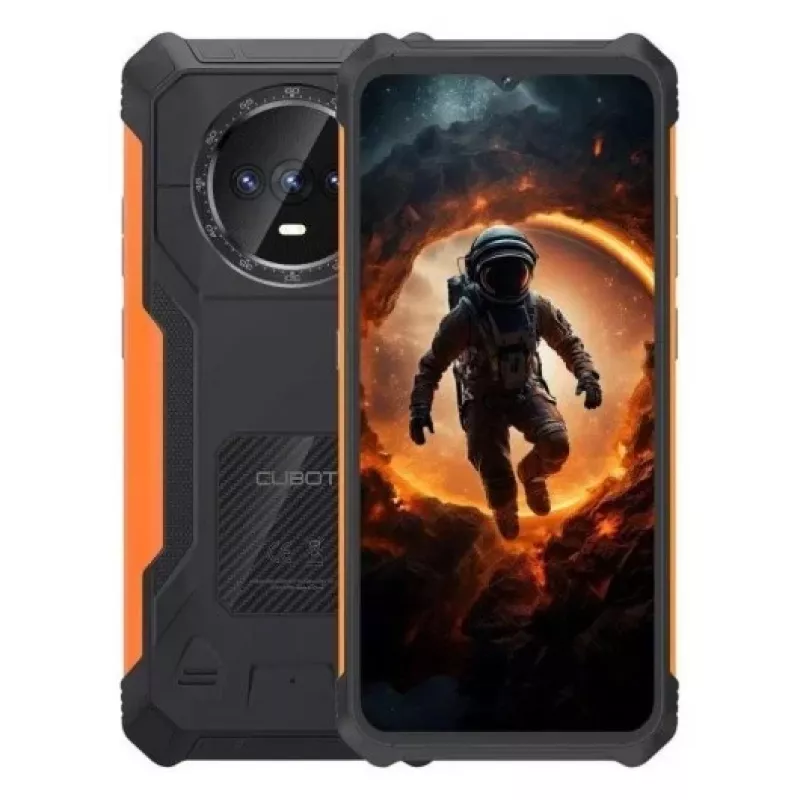 Smartphone robusto CUBOT KINGKONG ES PRO 6+128GB preto e laranja