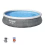 Piscina elevada redonda Bestway Fast Set 57376 7.340 L cinzento